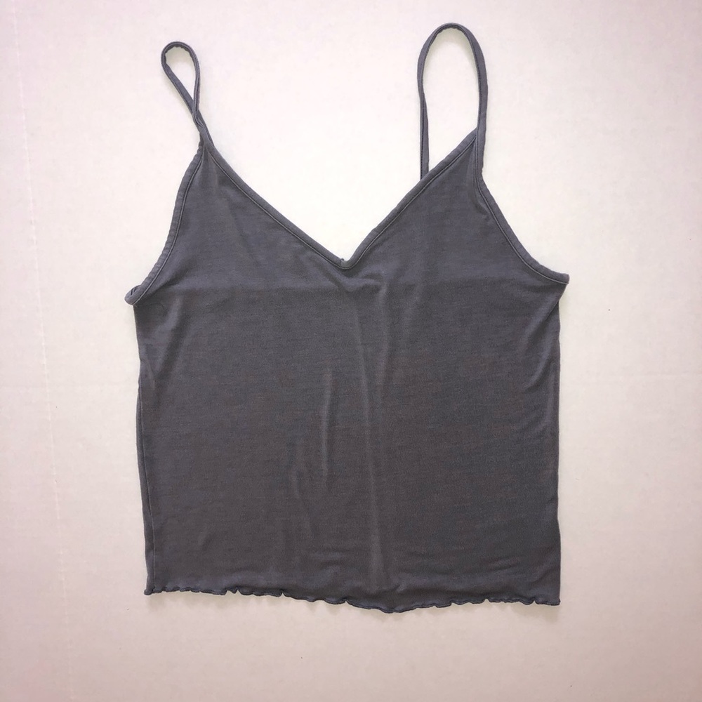 American Eagle Soft & Sexy Ruffled Tank Medium